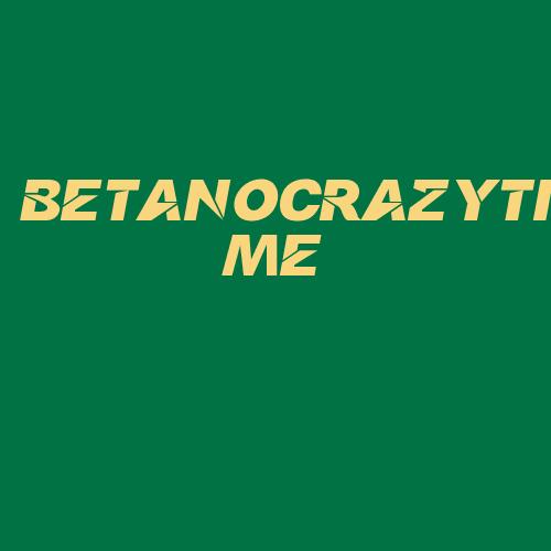 Logo da BETANOCRAZYTIME